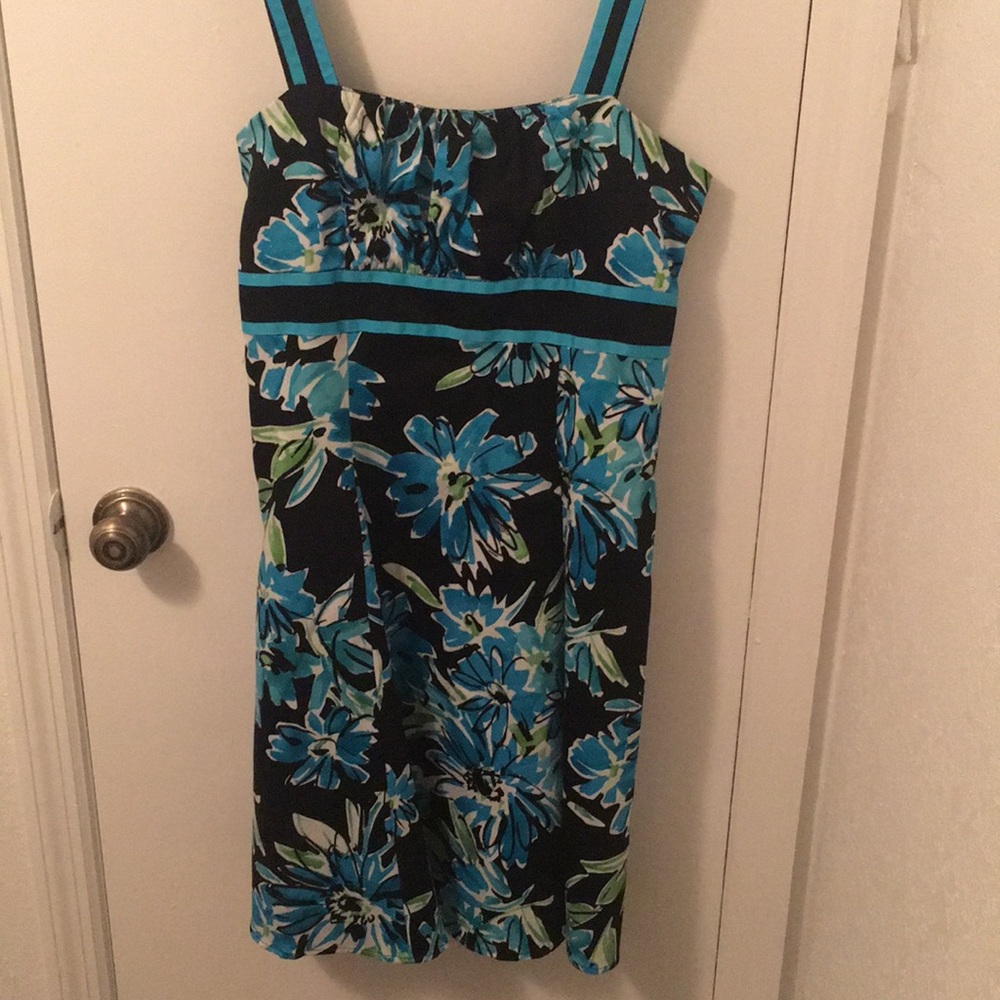 R&k Blue floral dress